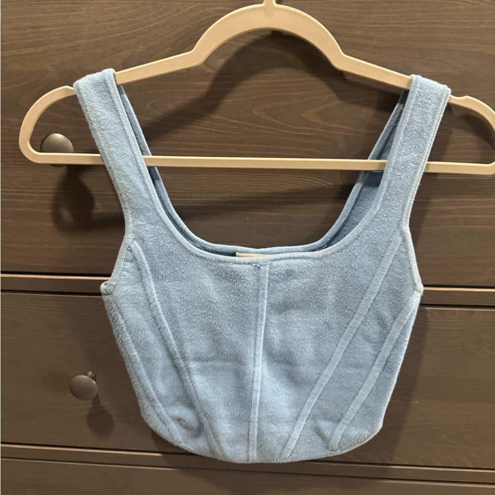 Wilfred Sky Blue Knit Top